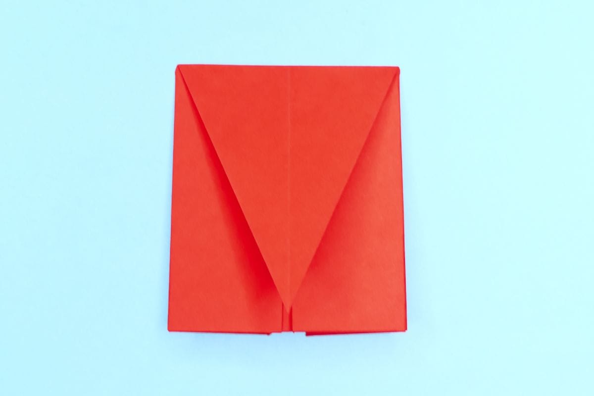 Origami elephant step 14