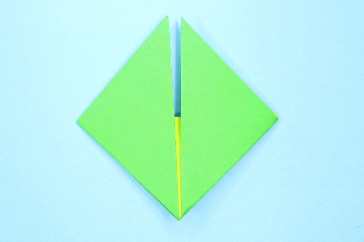 Origami elf step 10