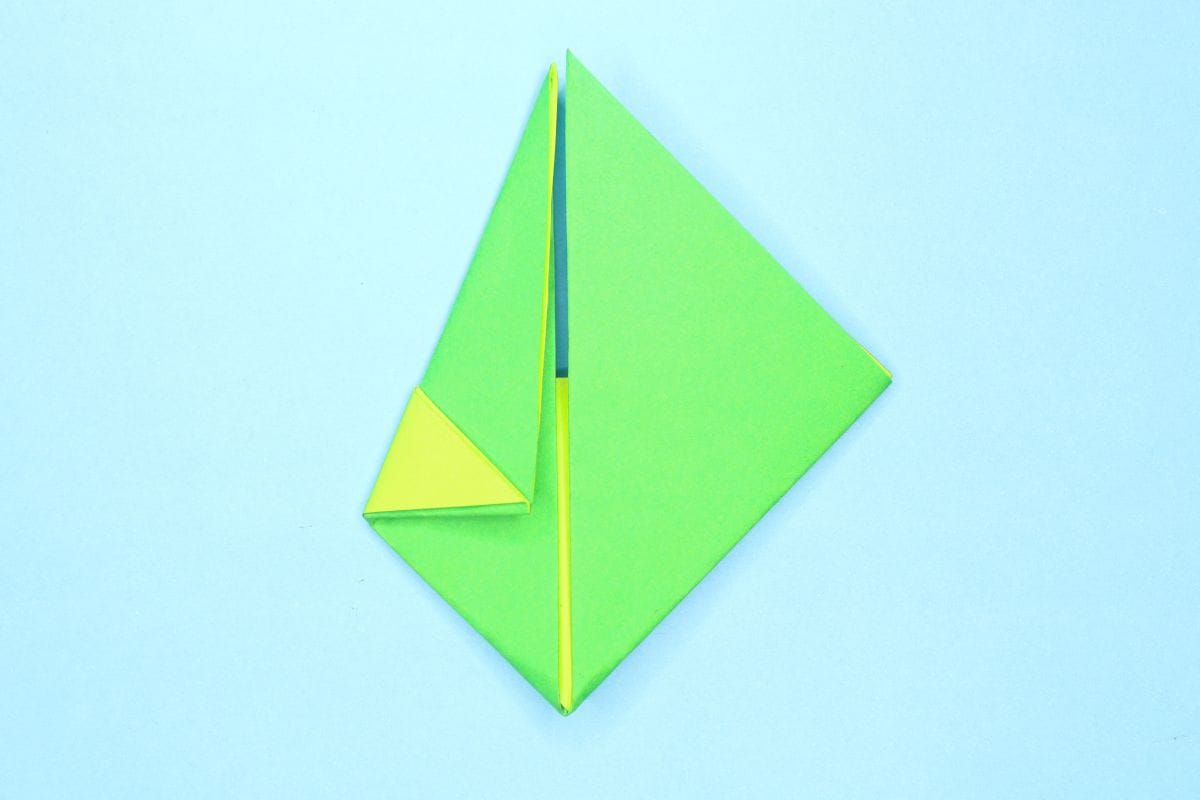Origami elf step 11