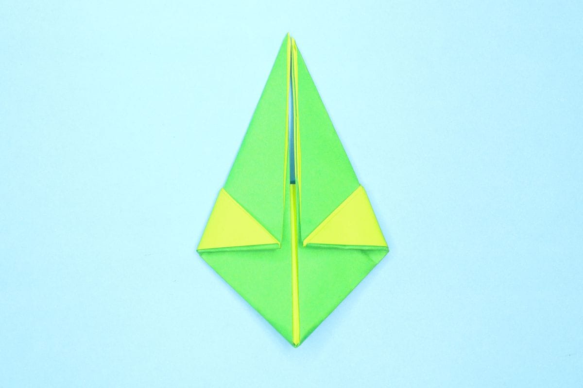 Origami elf step 12