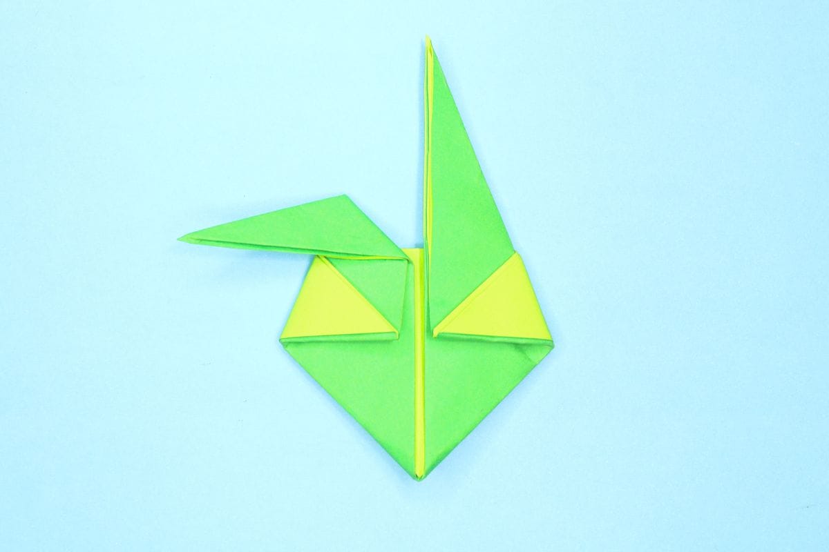 Origami elf step 13