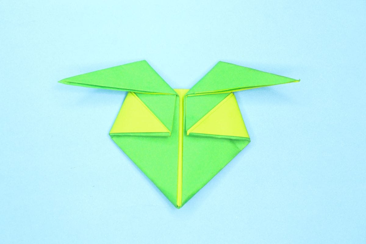 Origami elf step 14