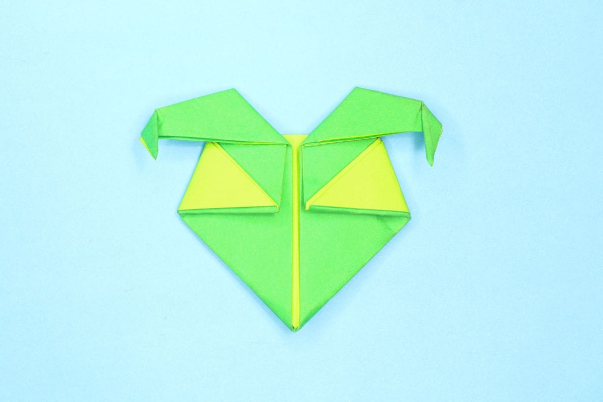 Origami elf step 15