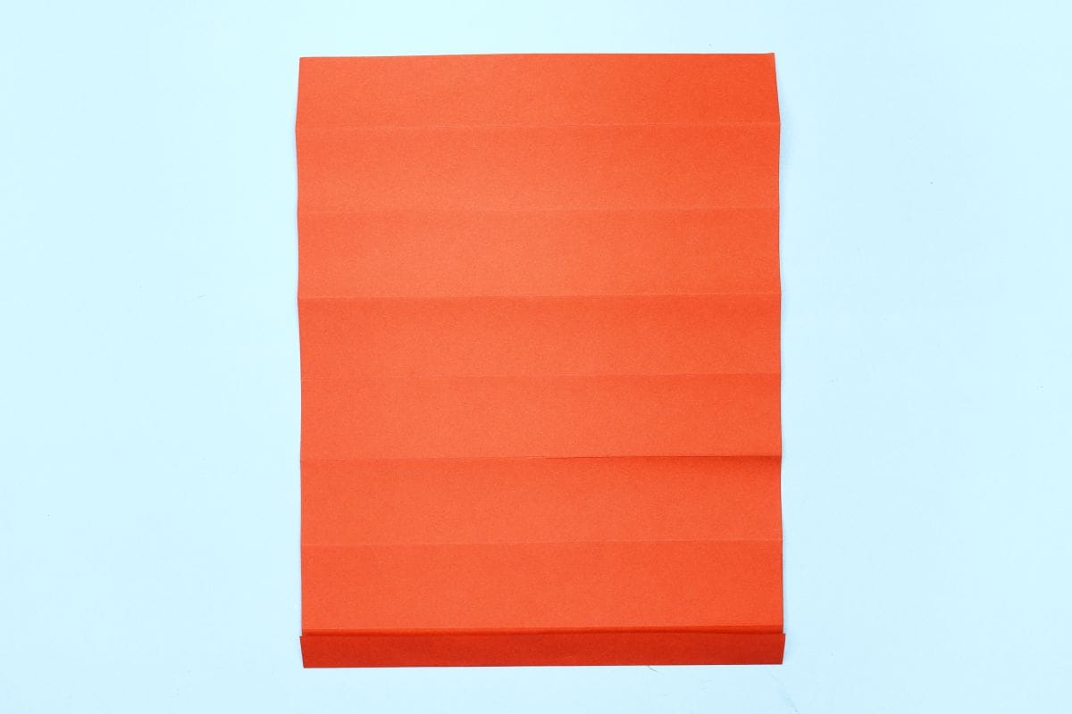 Origami fan step 15