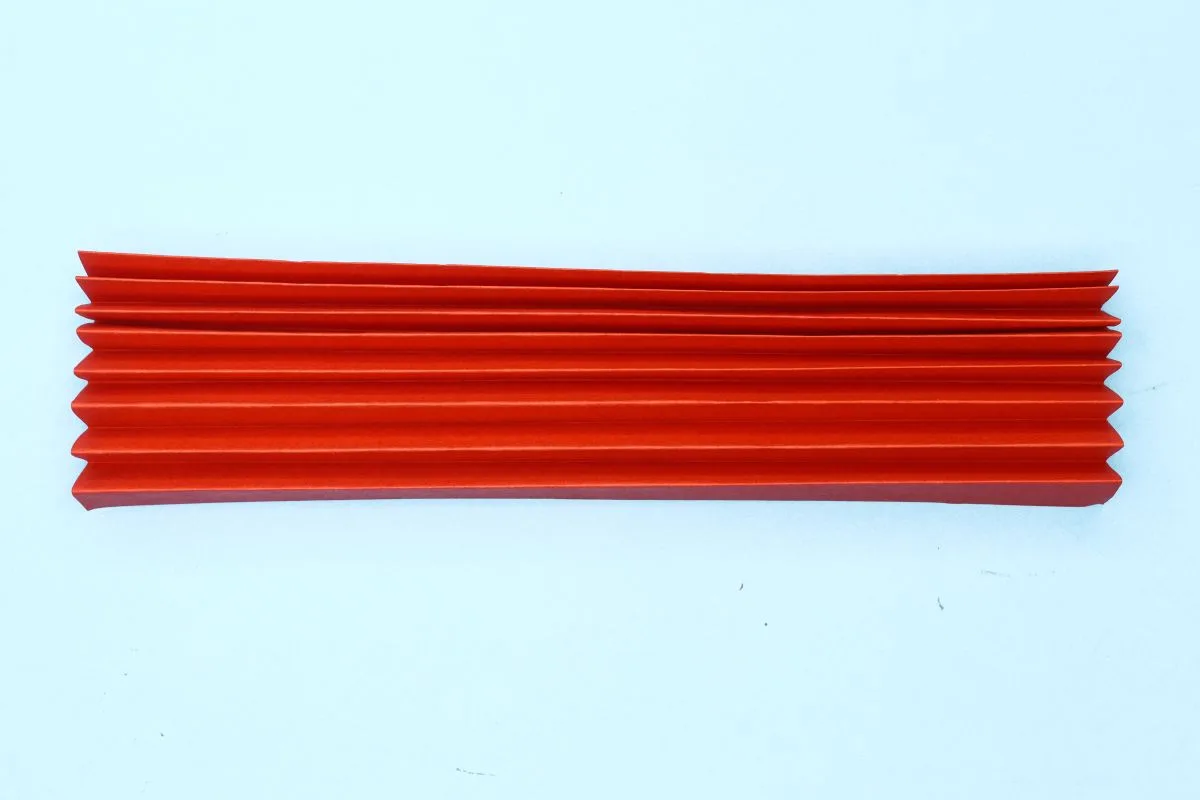 Origami fan step 20