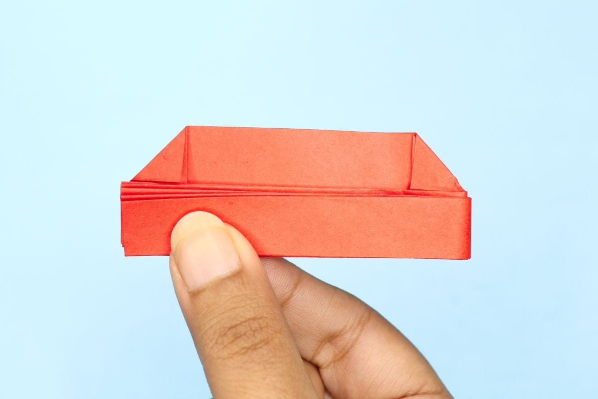 Origami fan step 24