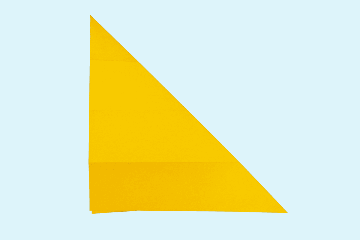 Origami fish step 07