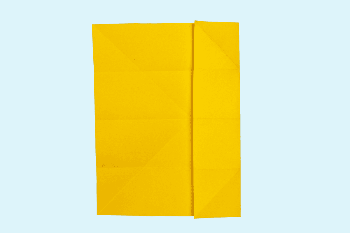 Origami fish step 11