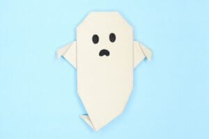 How to Make a Spooky Origami Ghost
