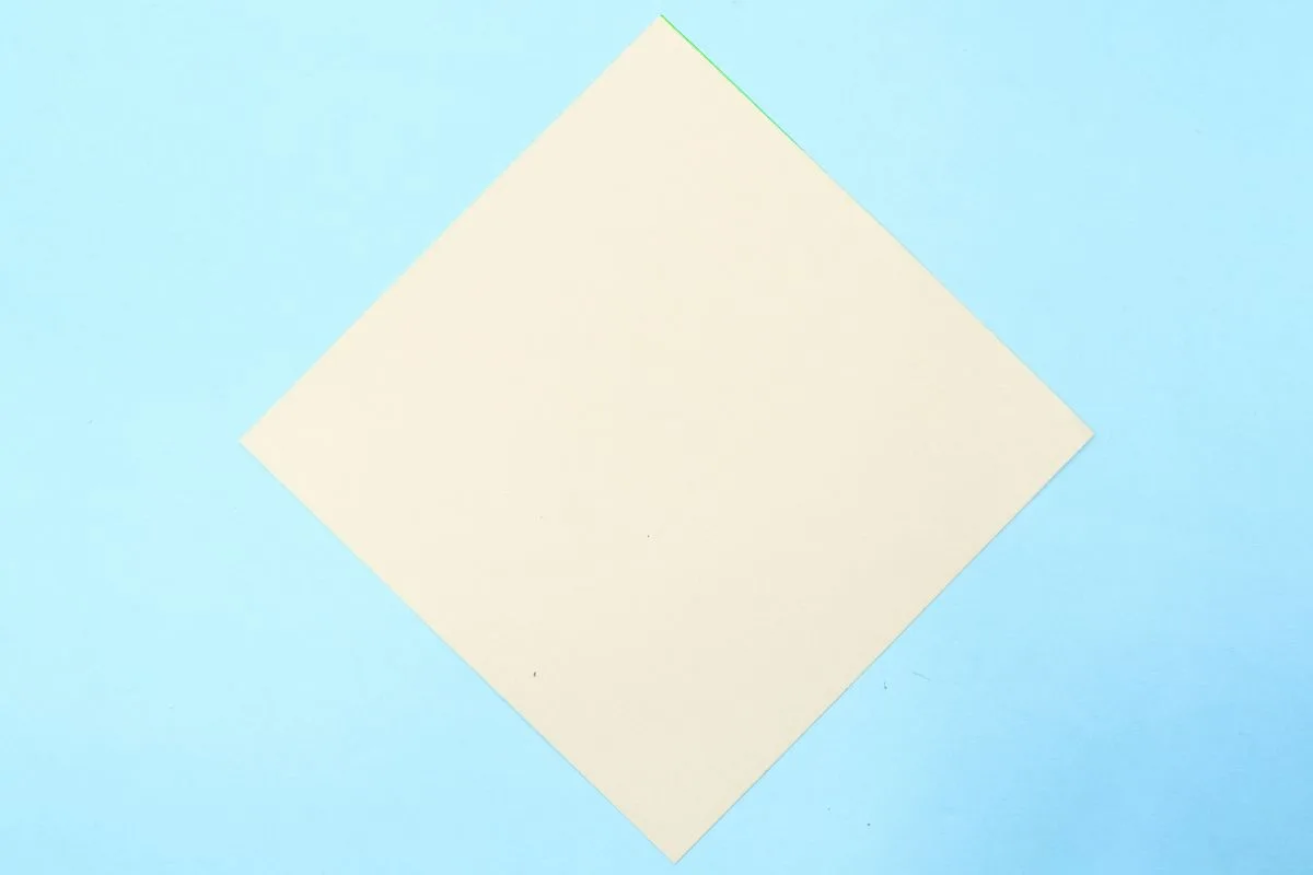 Origami icecream step 02