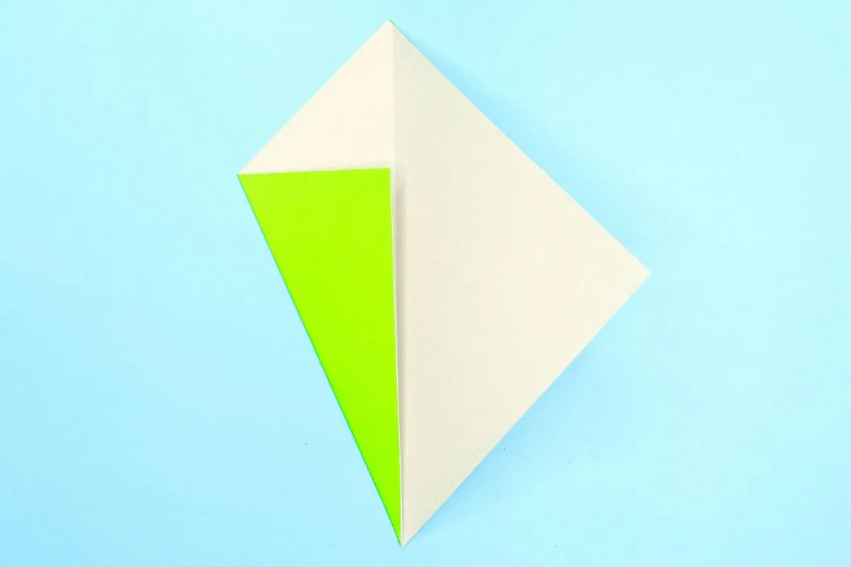 Origami icecream step 05