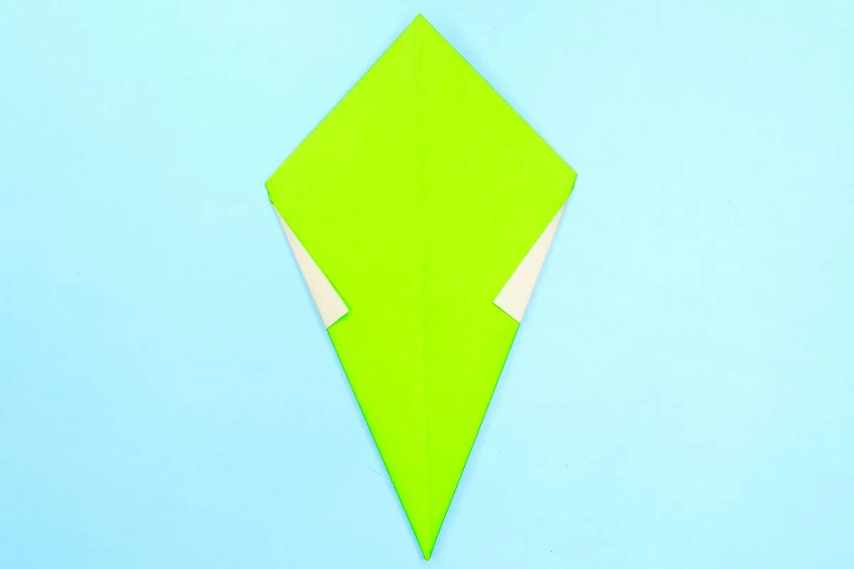 Origami icecream step 10