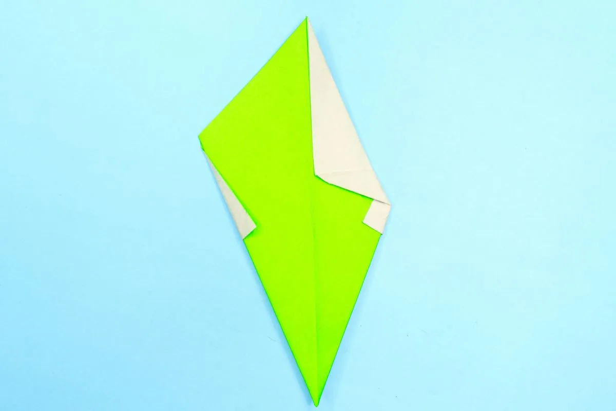 Origami icecream step 11