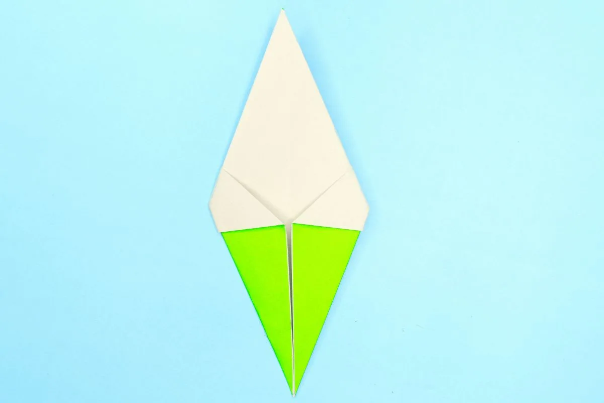 Origami icecream step 13