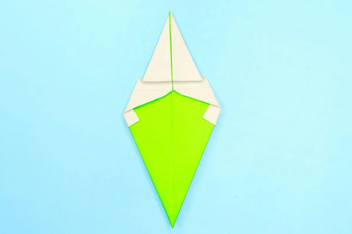 Origami icecream step 15