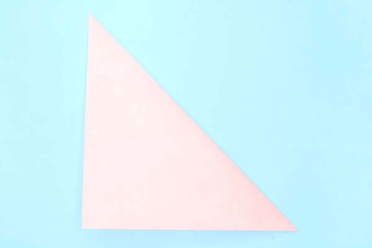 Origami pig step 02