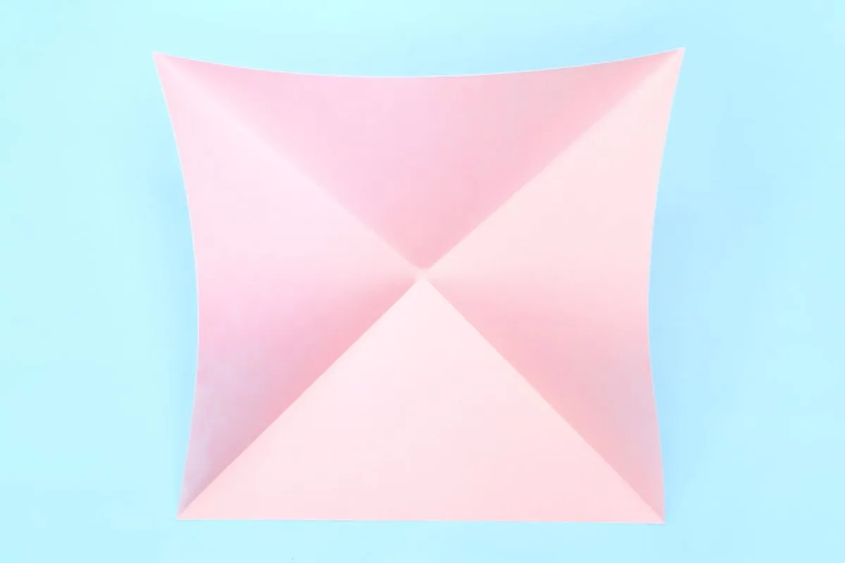 Origami pig step 05