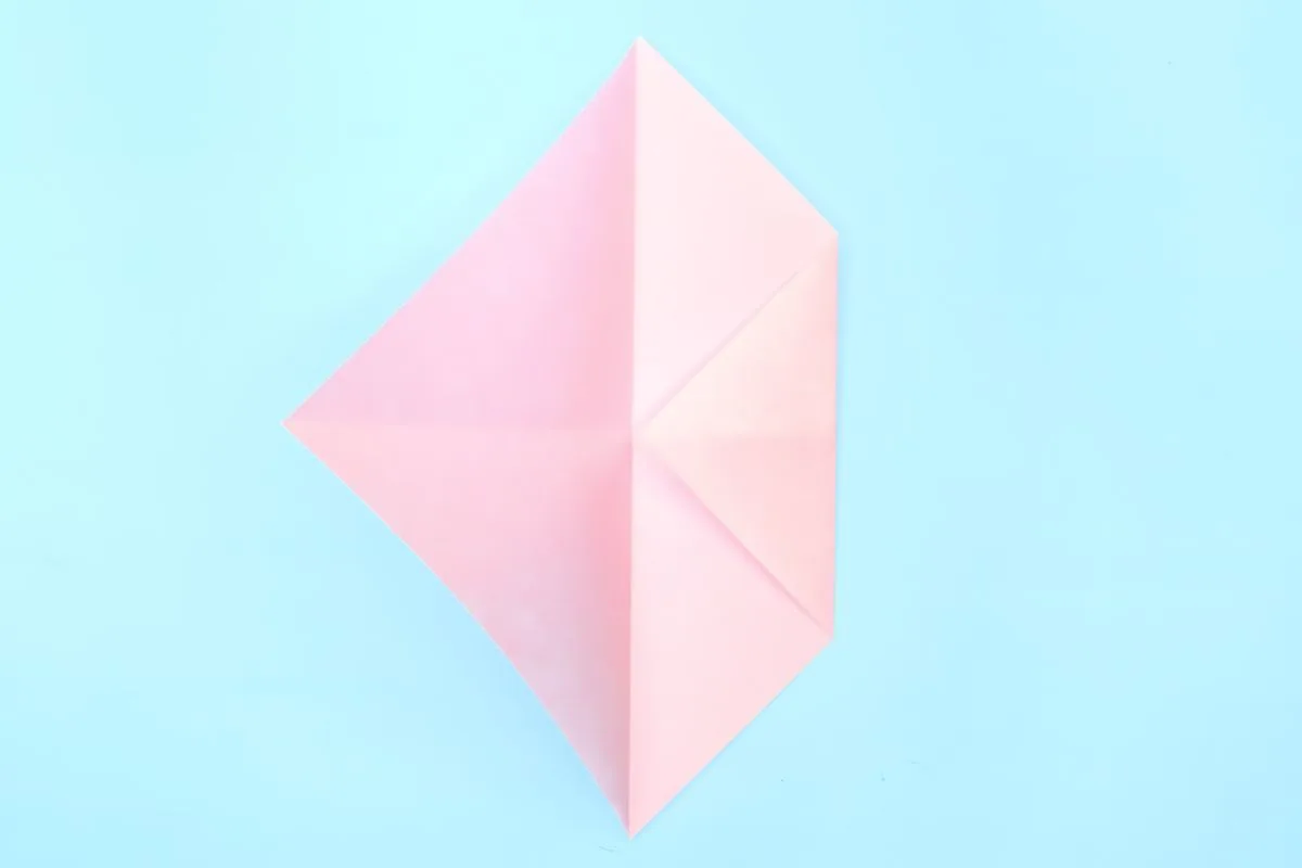 Origami pig step 07
