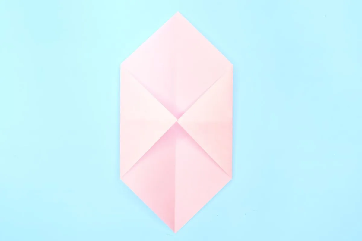 Origami pig step 08