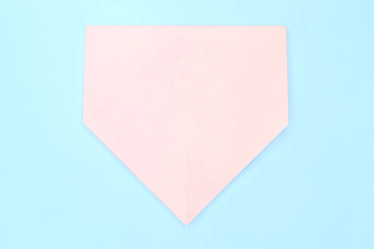 Origami pig step 09