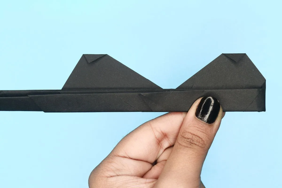 Origami shades step 13