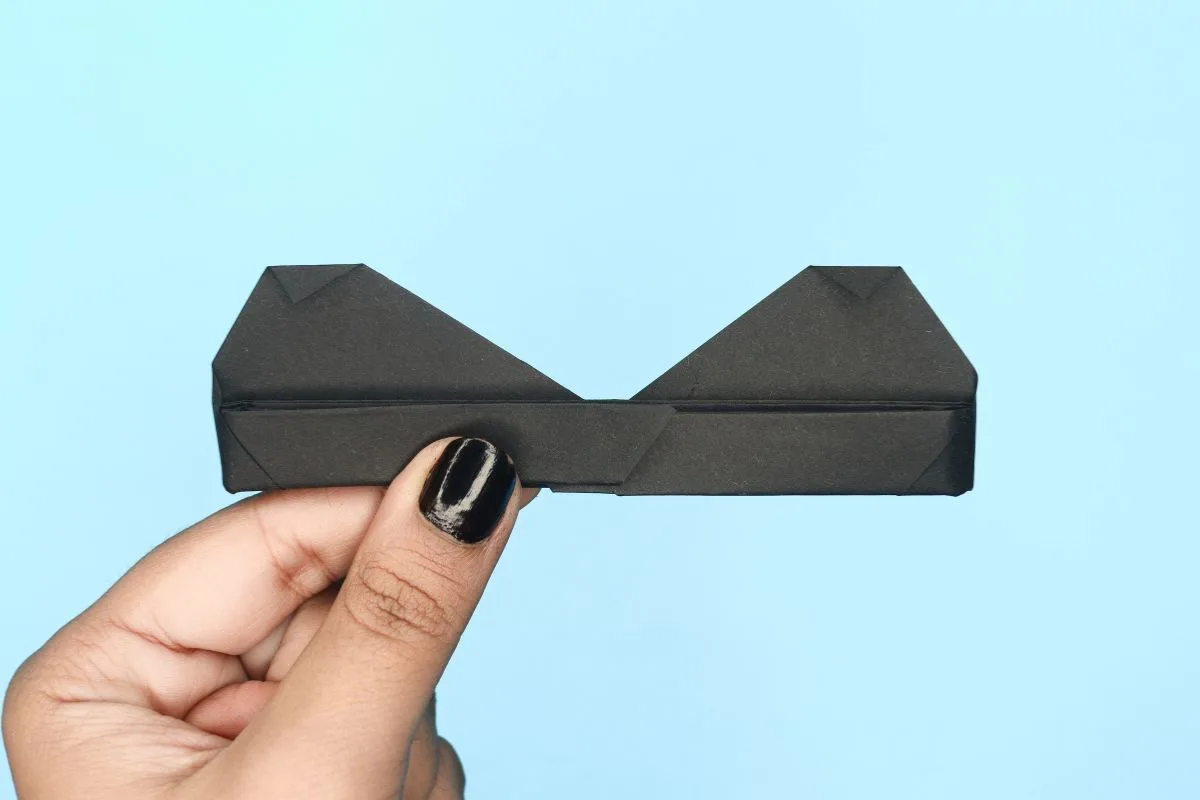 Origami shades step 14