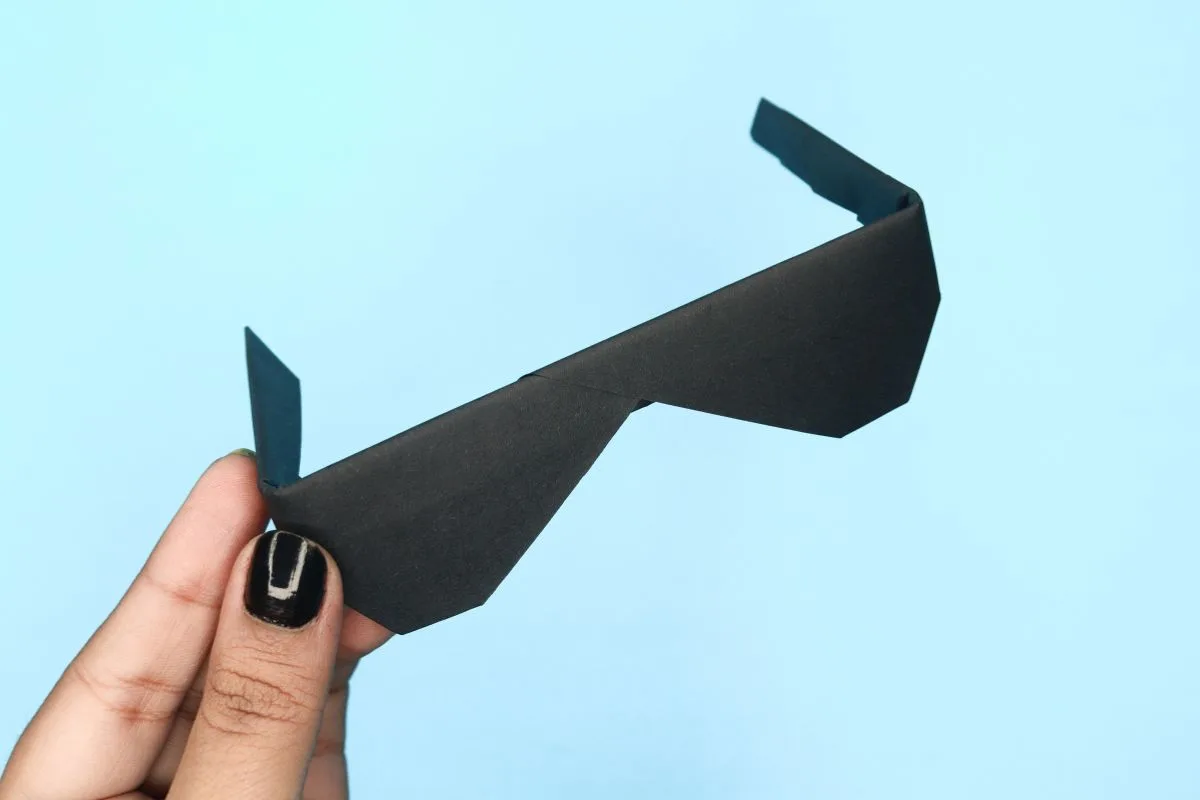 Origami shades step 15