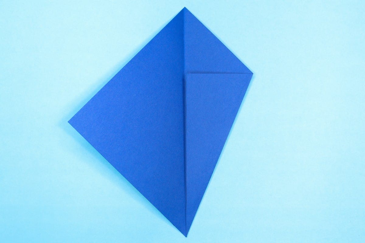 Origami shark step 05