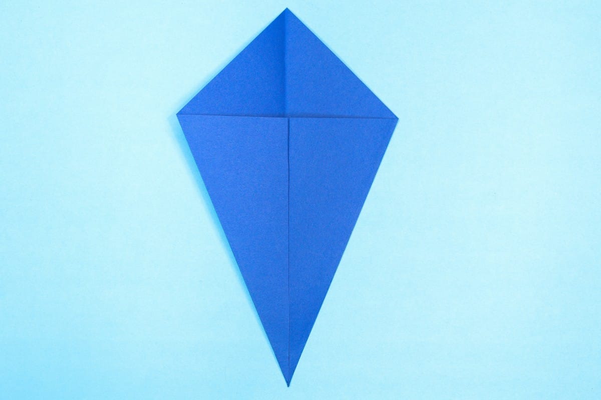 Origami shark step 06