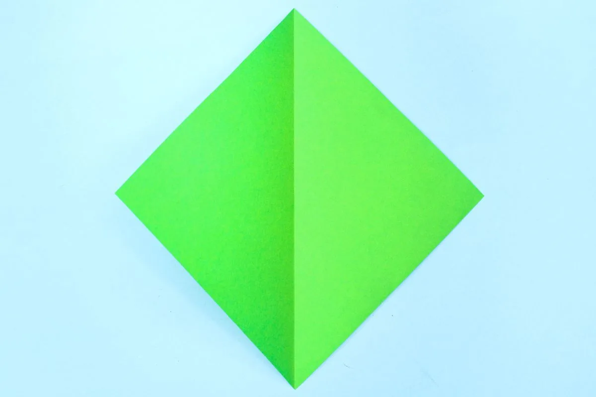Origami snake step 05
