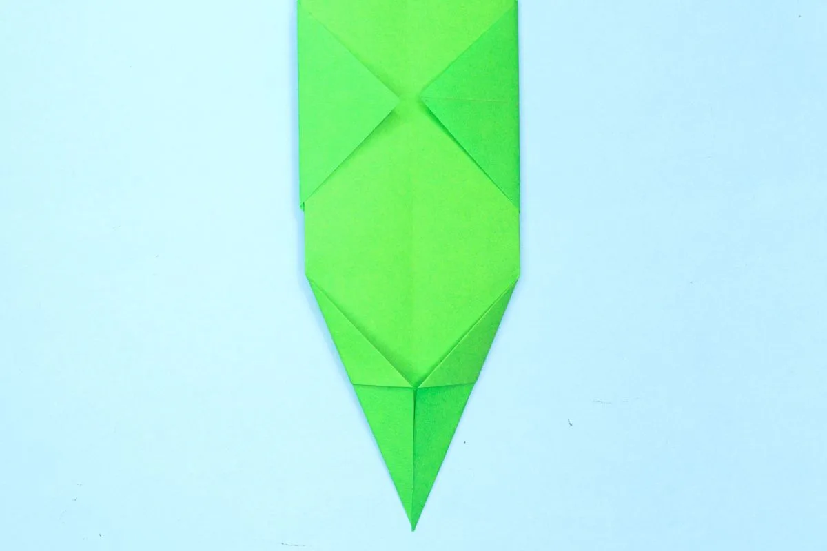 Origami snake step 17