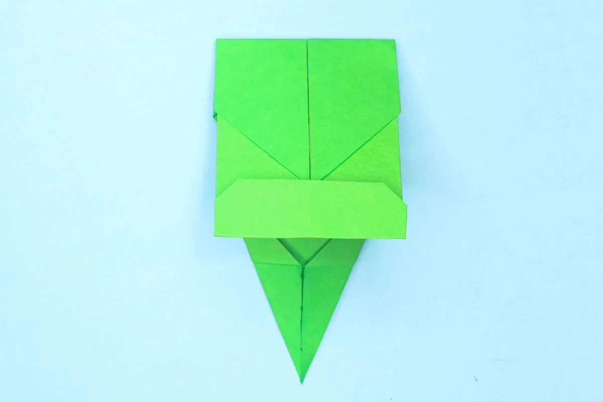 Origami snake step 20