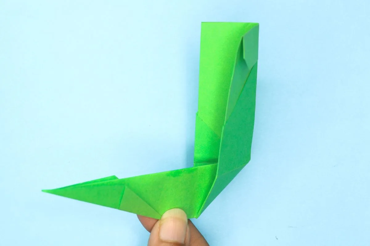 Origami snake step 23