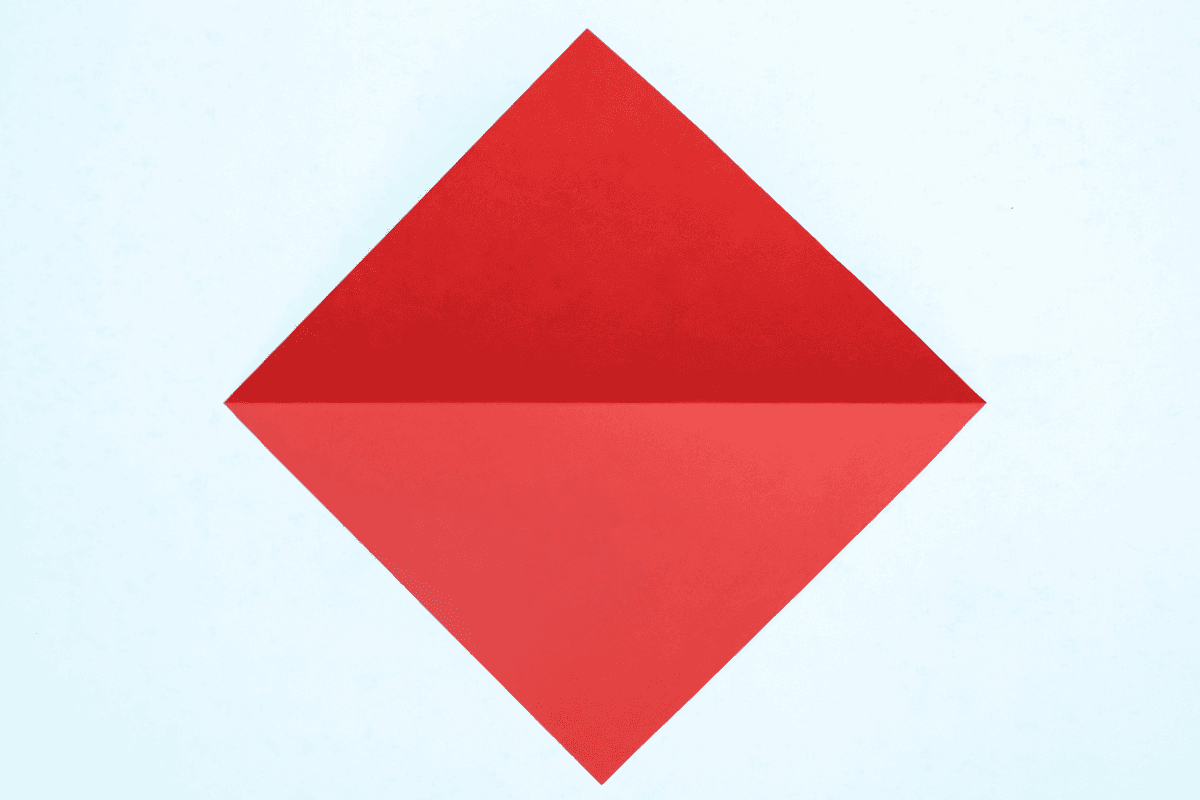 Origami sparrow step 04