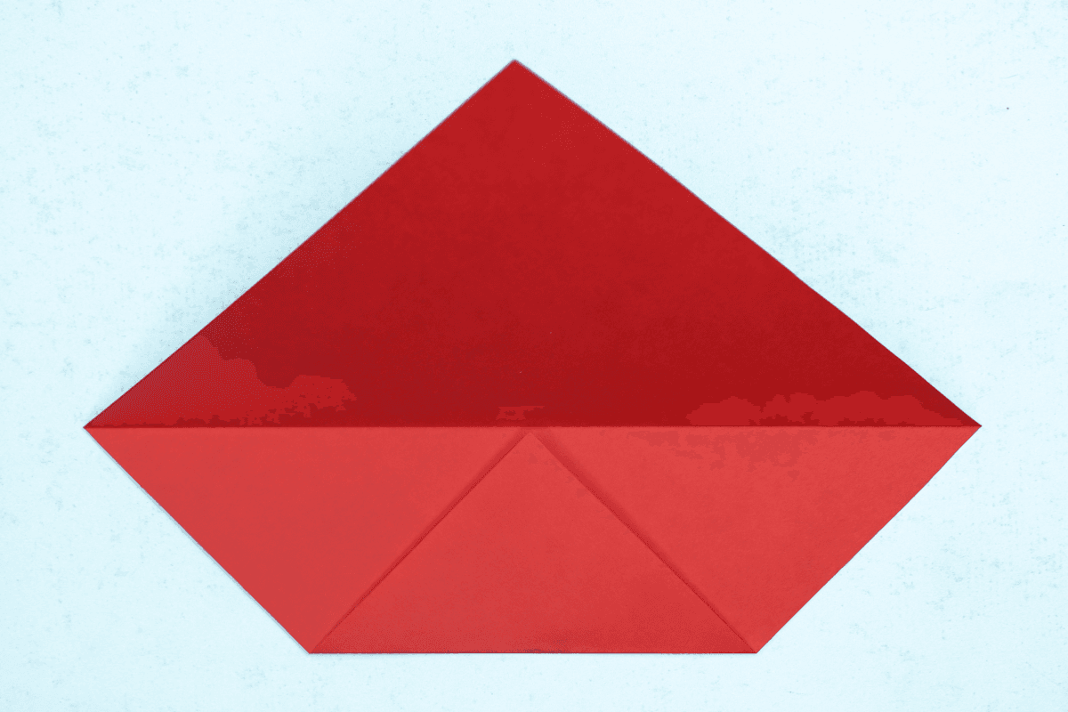 Origami sparrow step 05