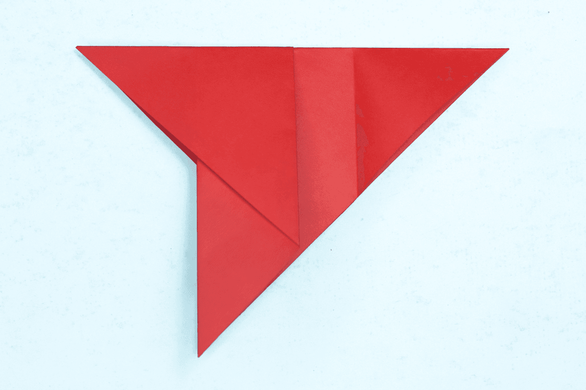 Origami sparrow step 10