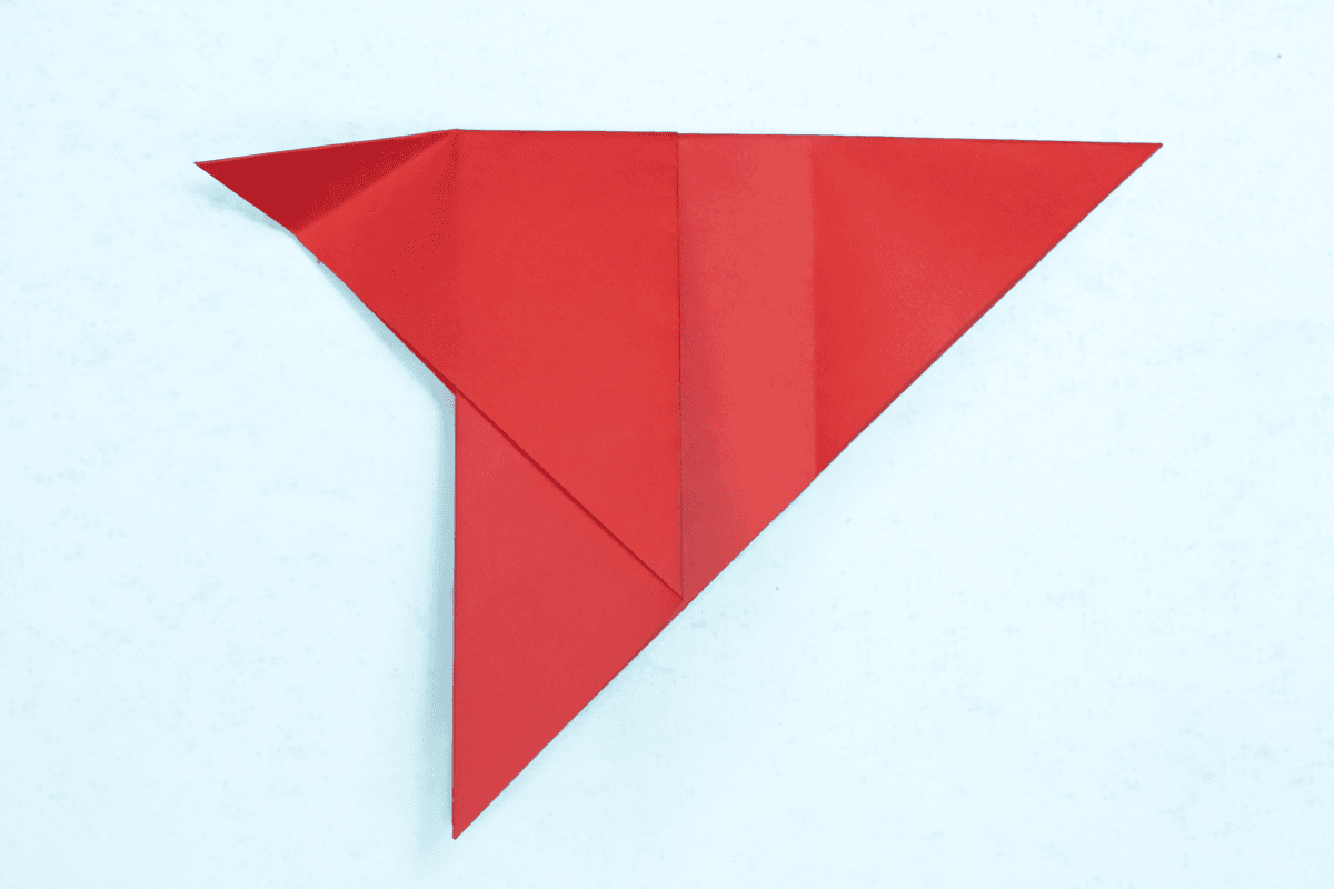 Origami sparrow step 12