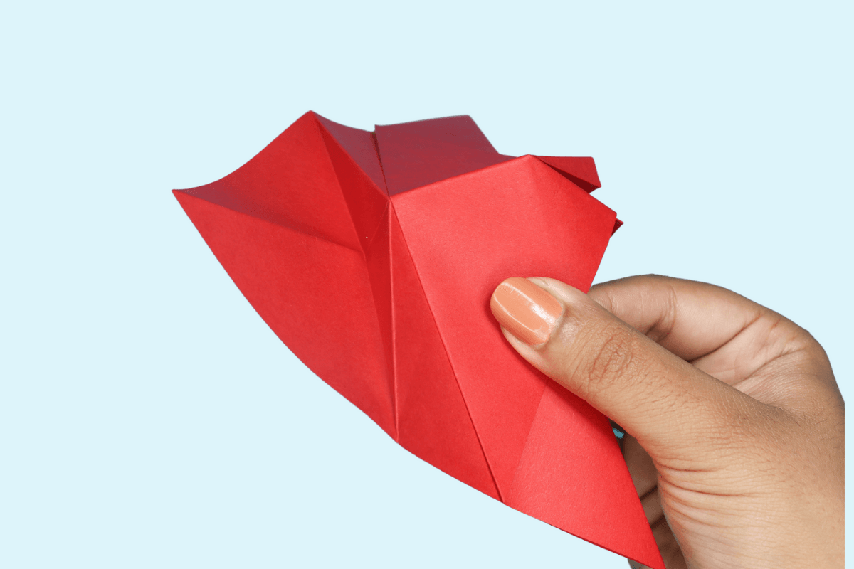 Origami sparrow step 26