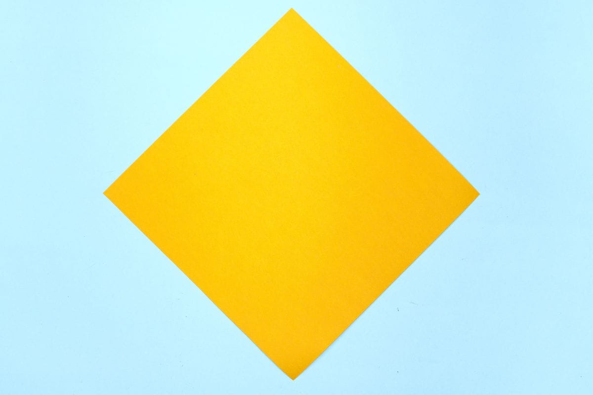 Origami tiger step 02