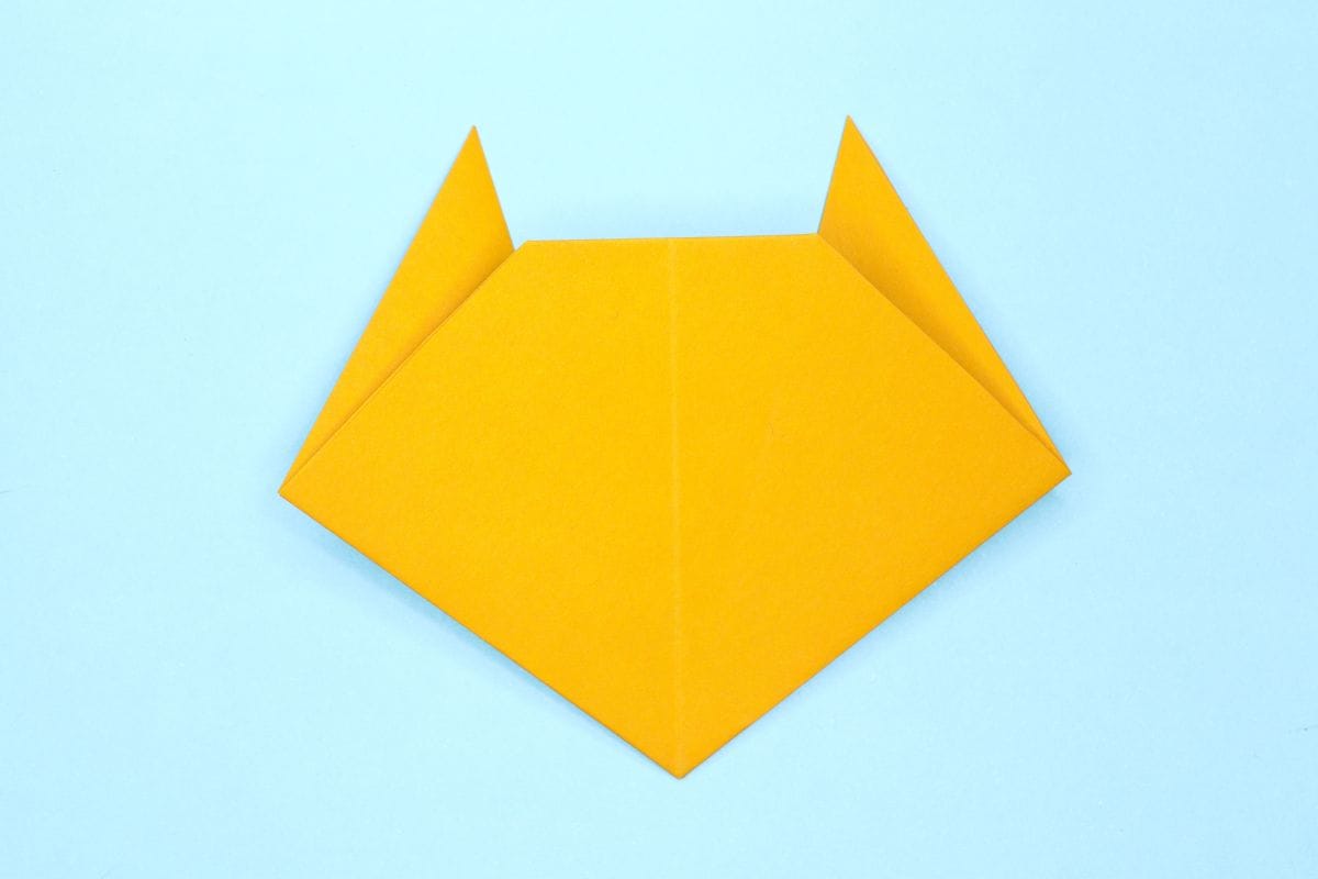 Origami tiger step 09