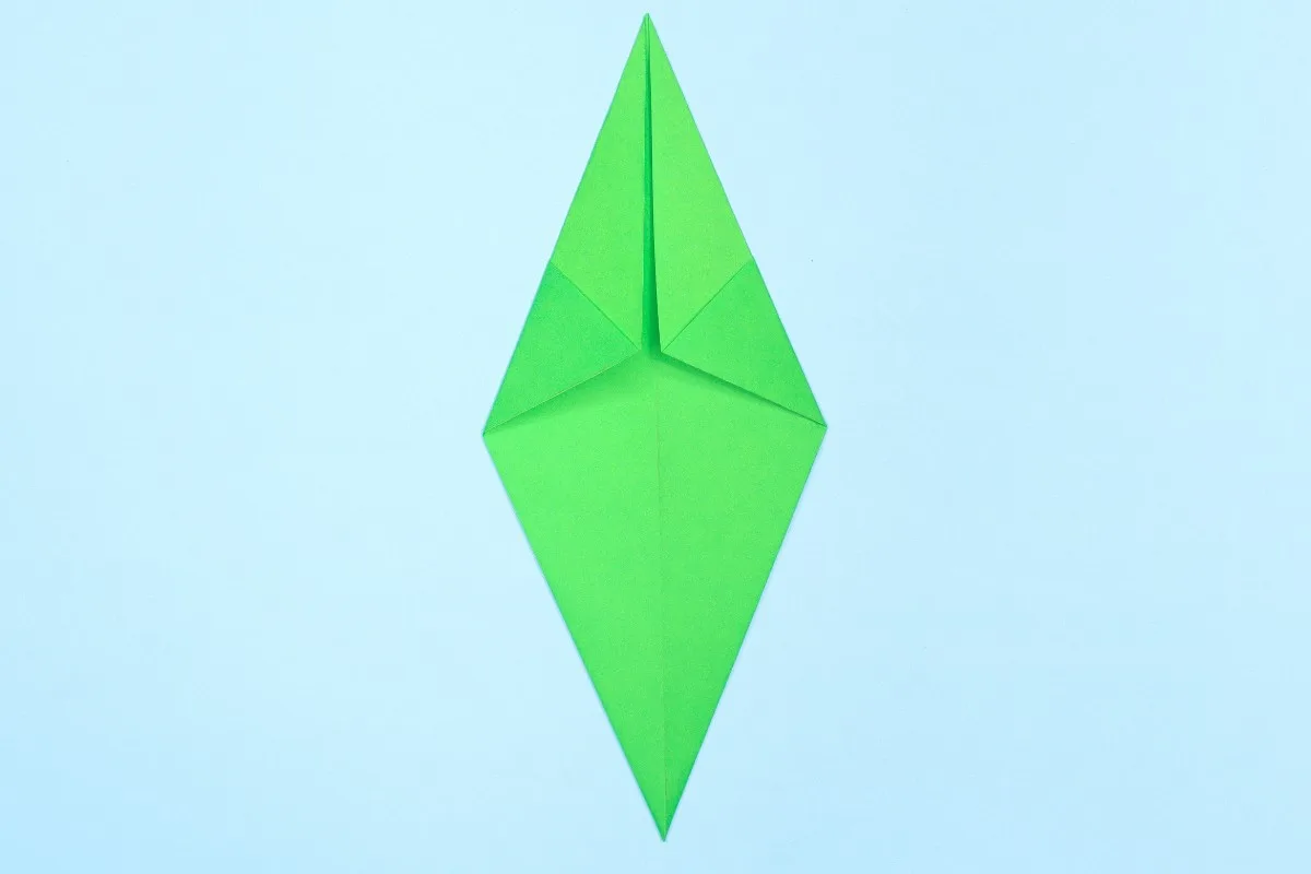 Origami tree step 09