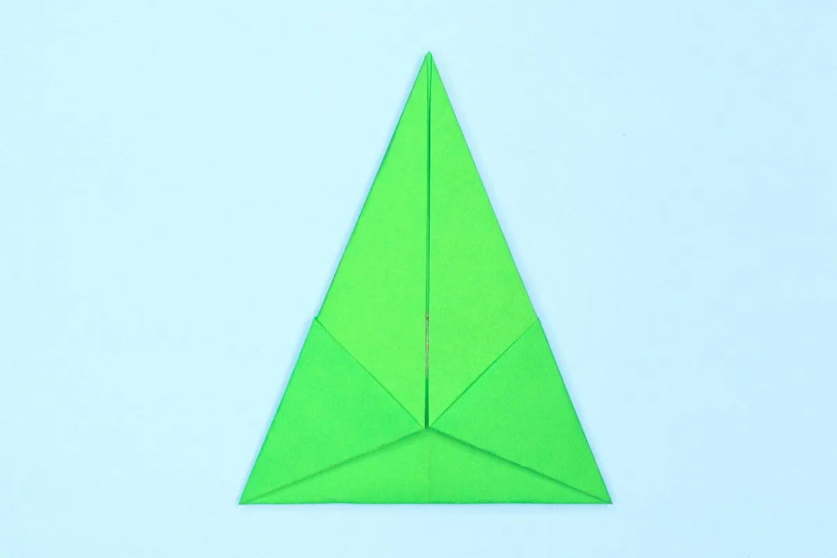 Origami tree step 12