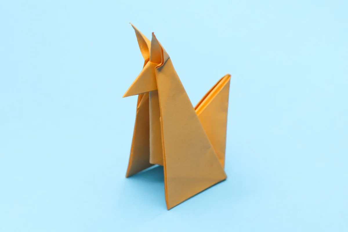 How to Make an Origami Wolf
