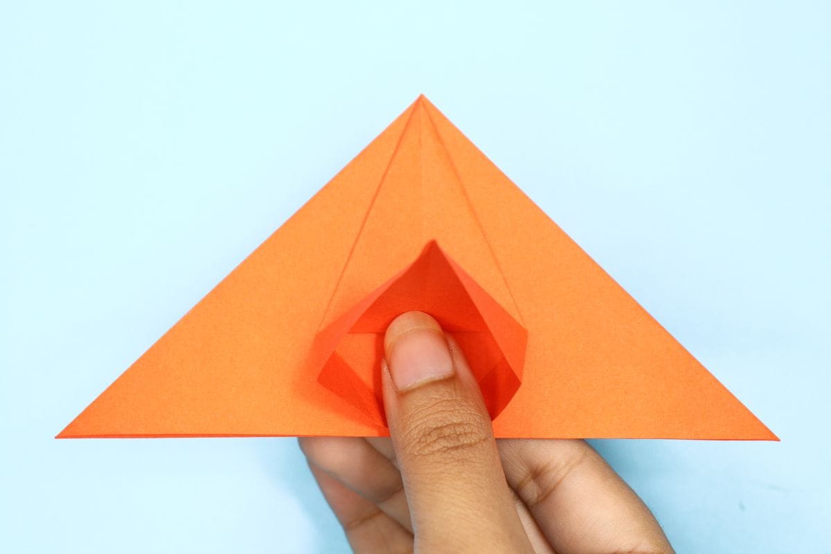 Petal fold step 09