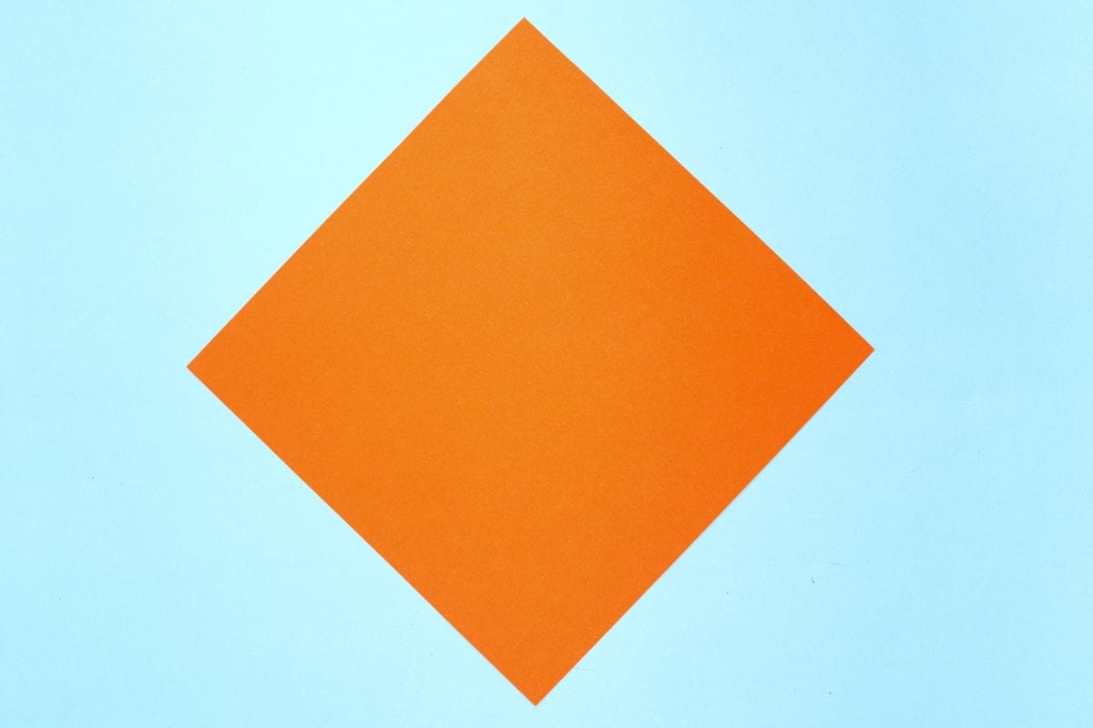 Rabbit ear fold step 02