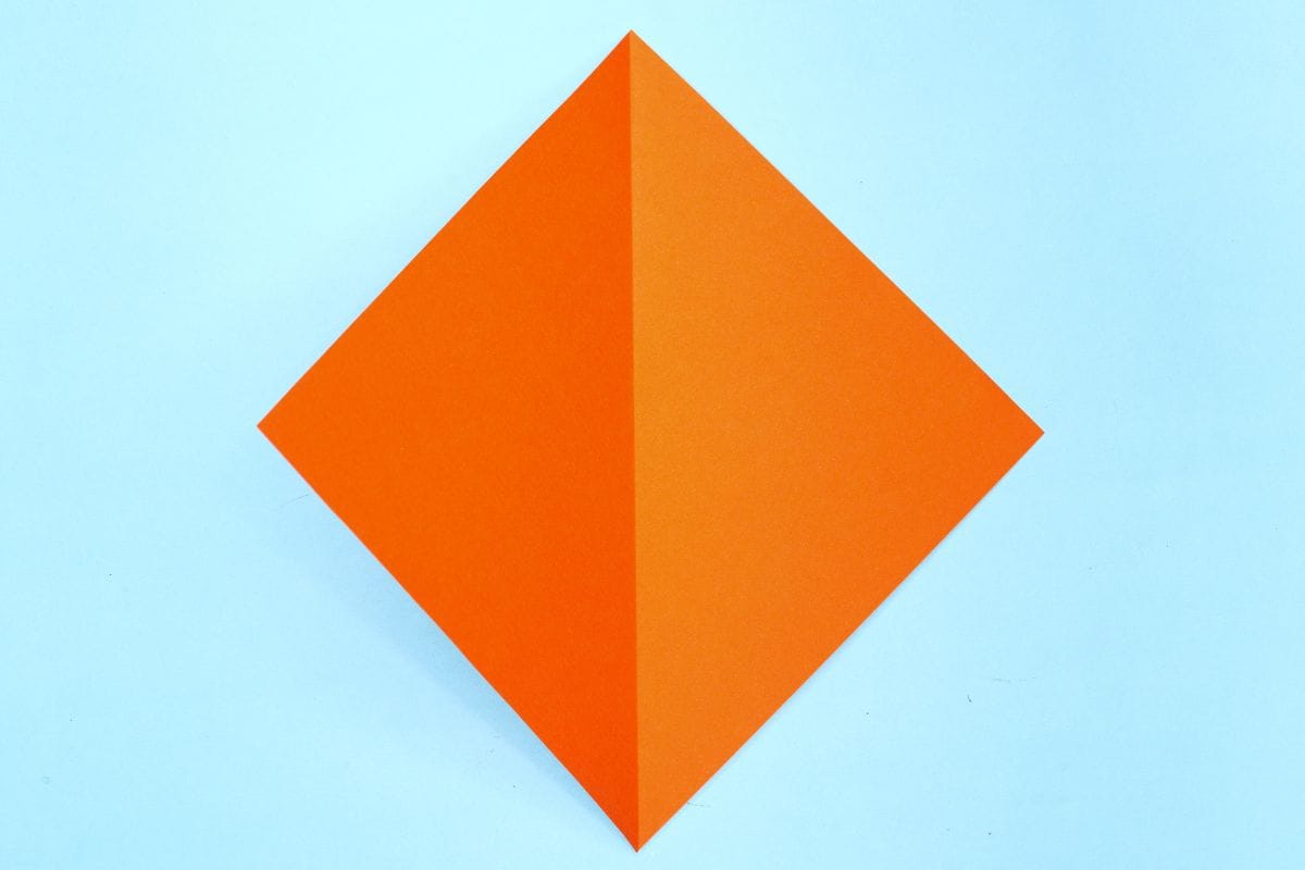 Rabbit ear fold step 04