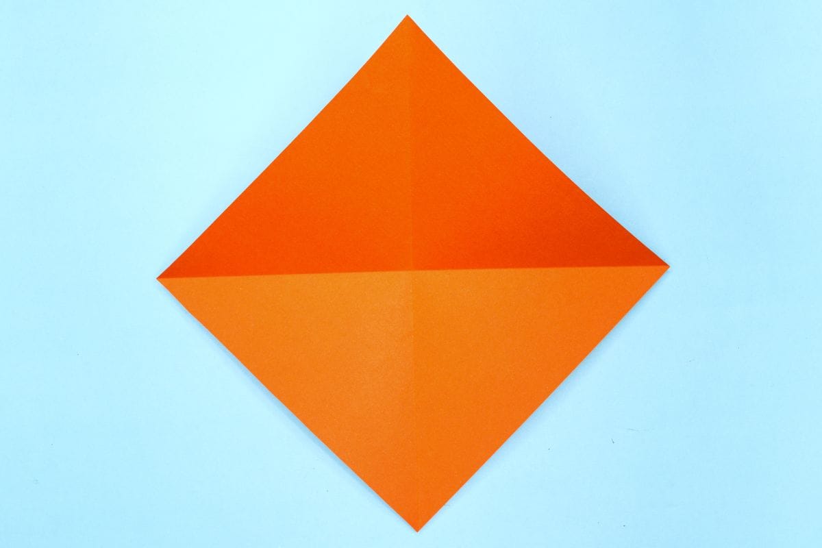 Rabbit ear fold step 06