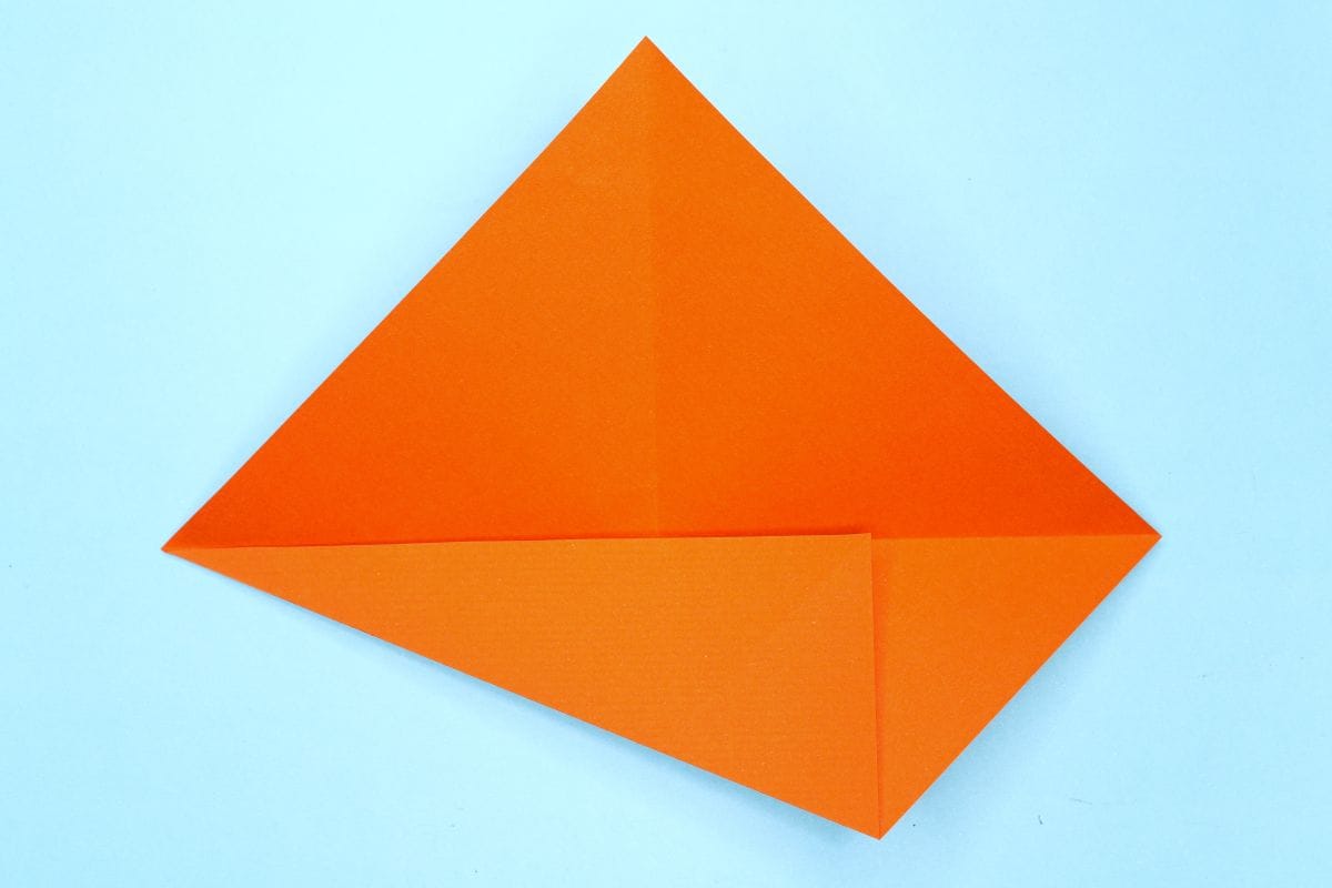 Rabbit ear fold step 07