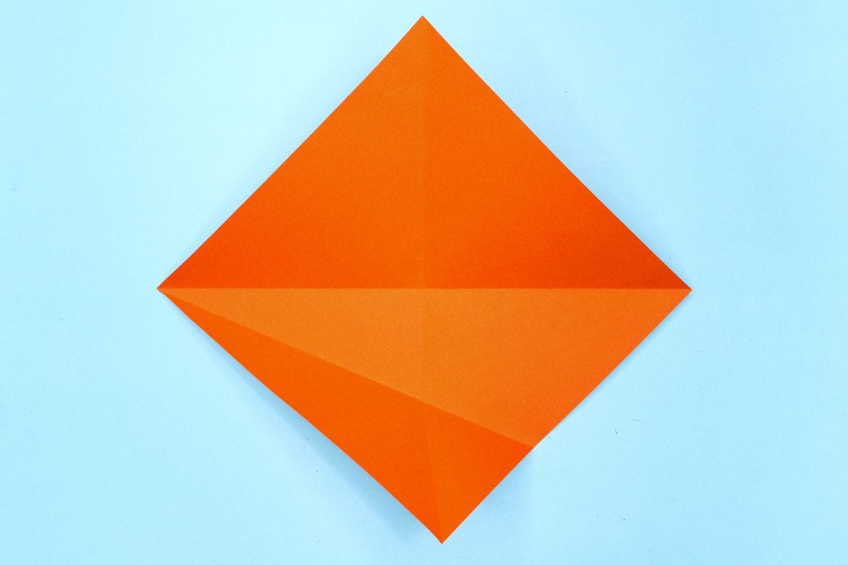 Rabbit ear fold step 08