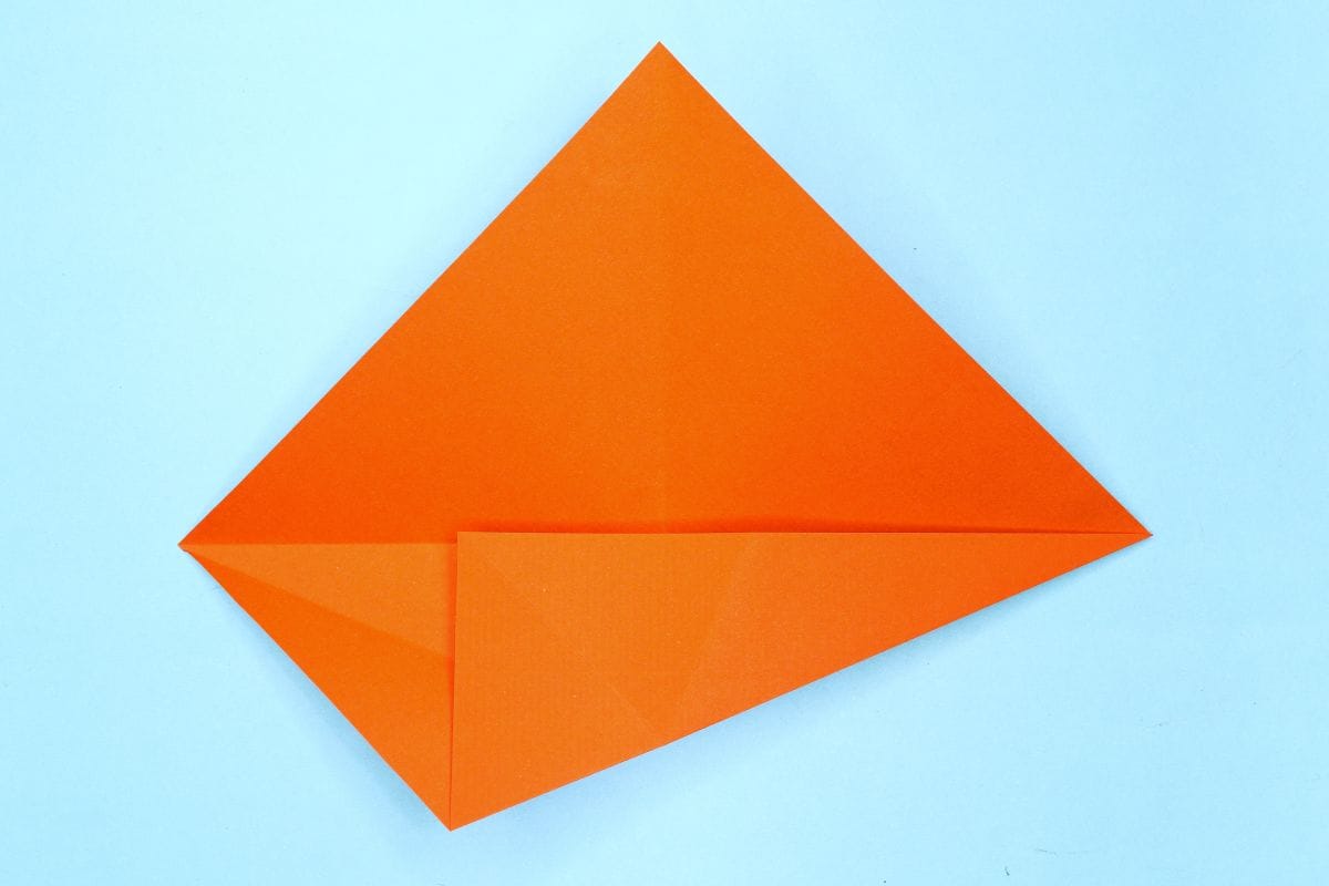 Rabbit ear fold step 09